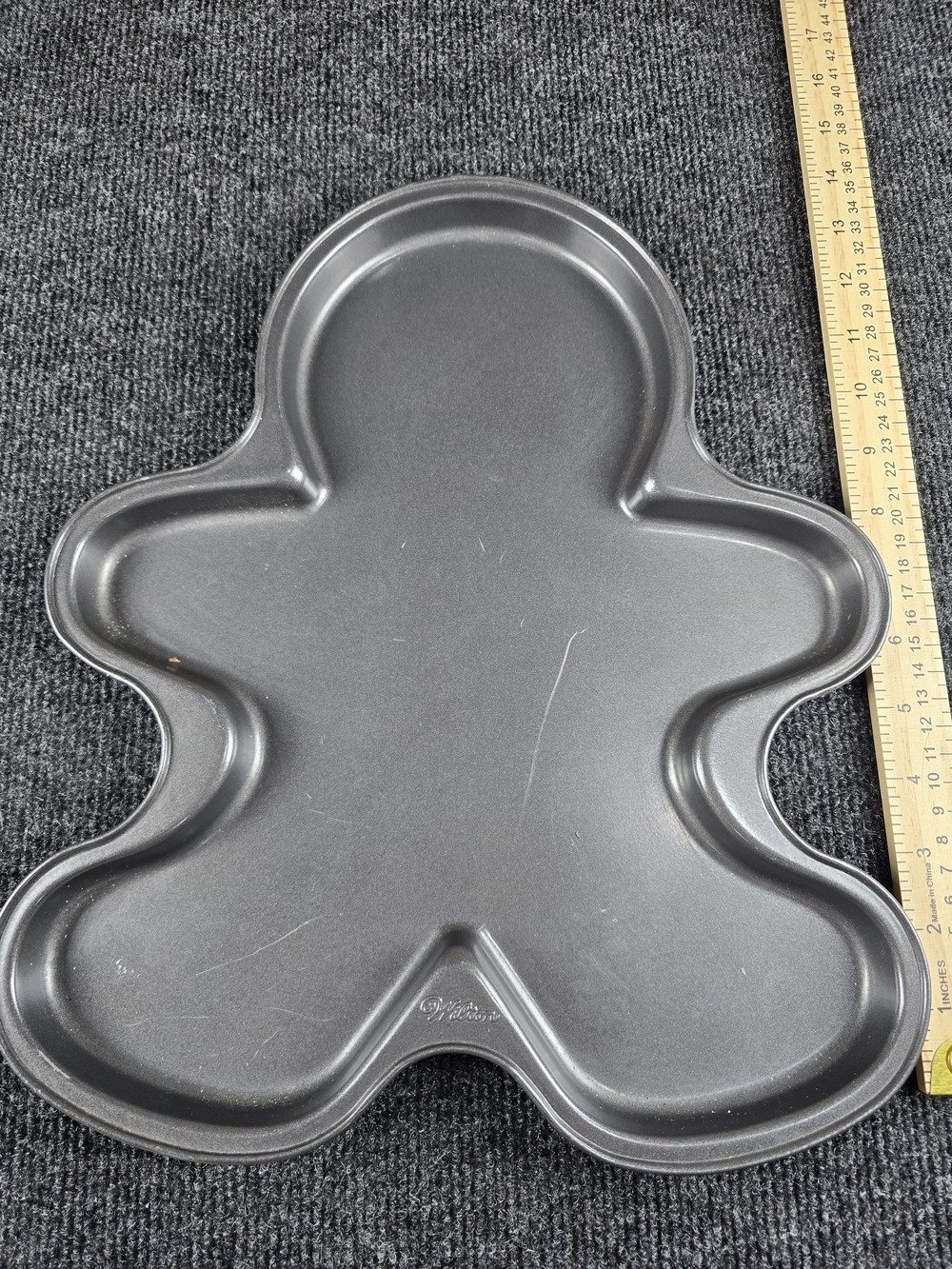 Wilton Gray Gingerbread Man Cake Pan